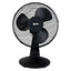 Igenix 12 Inch Portable Desk Fan 3 Speed Settings Quiet Oscillating Airflow 40W Black
