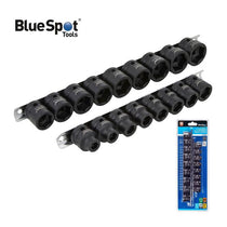 Blue Spot Tools Metric 1/2 Inch Low Profile Impact Sockets 8-24mm 17 Piece