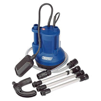 Draper Submersible Clean Water Butt Pump Float Switch 40L/min 350W Blue