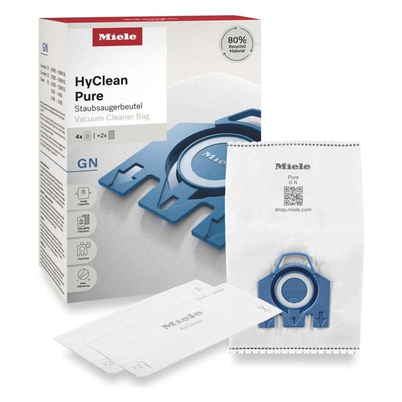 Miele Original HyClean Pure GN Vacuum Cleaner Bags Pack of 4 White Main image