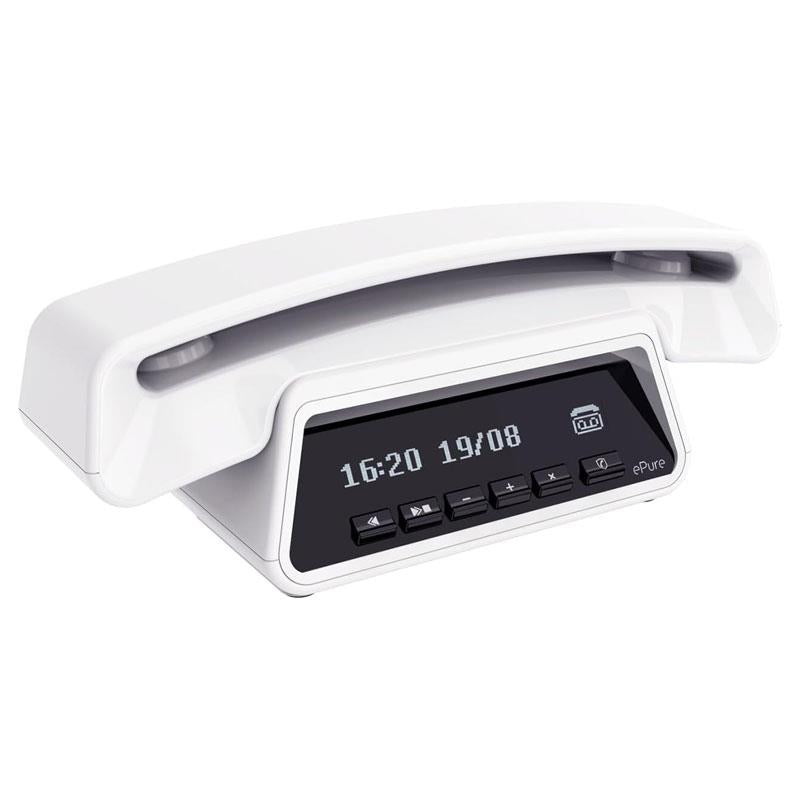 Alcatel Epure Premium Cordless Phone With Answer Machine White