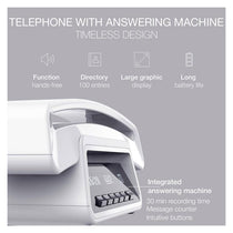 Alcatel Epure Premium Cordless Phone With Answer Machine White