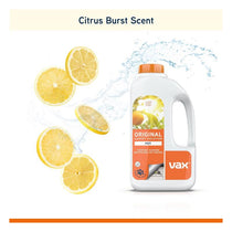 Vax Original Pet Carpet Cleaner Solution Stain Remover Shampoo Citrus Burst Scent Neutralises Pet Odours White