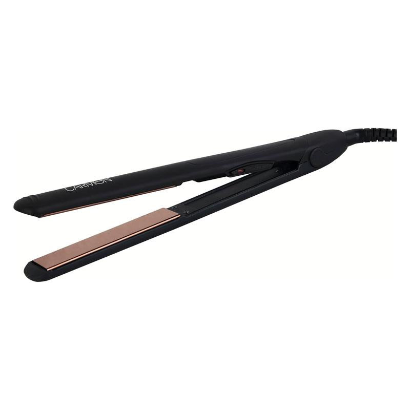 Carmen Noir Hair Straightener Ceramic Plates And Anti Tangle 360 Swivel Cord Black & Copper Main image