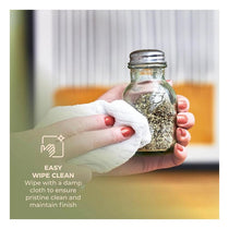 Tower Natural Life Salt And Pepper Shaker Set Crafted With Recycled And Sustainable Materials