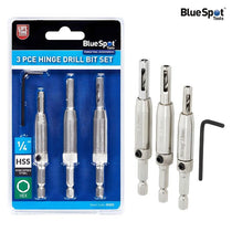 Blue Spot Tools Hinge Drill Bit Set 3 Pieces