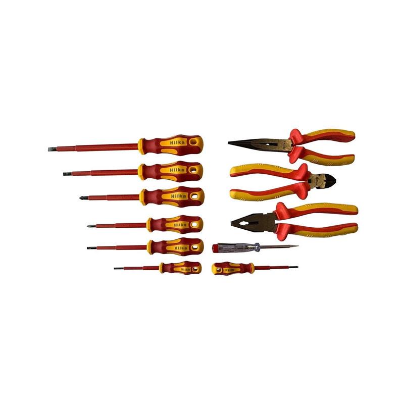 Hilka Tools VDE Screwdriver And Plier Set 11 Piece