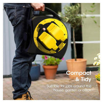 SLx 2 Socket Outdoor Extension Lead 30m Heavy Duty Extension Cable Reel UK Plug Waterproof - Yellow/Black
