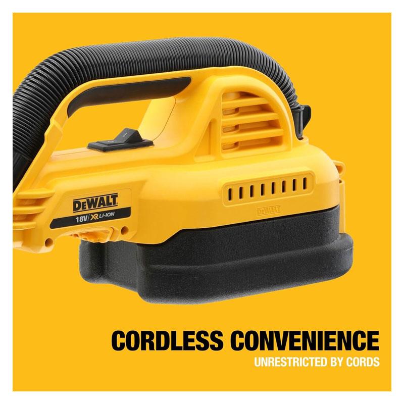 Dewalt 18V XR Cordless Wet & Dry Handheld Vacuum Cleaner - Bare Unit