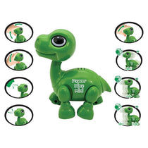 Lexibook Power Dinosaur Mini Robot With Sounds Music Light Effects Voice Repeat Sound Reaction - Green