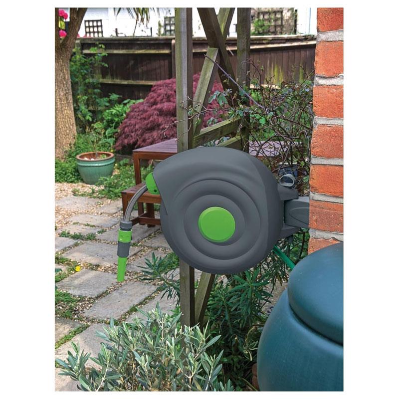 Draper Retractable Garden Hose Reel 20m Multicolour Secondary image