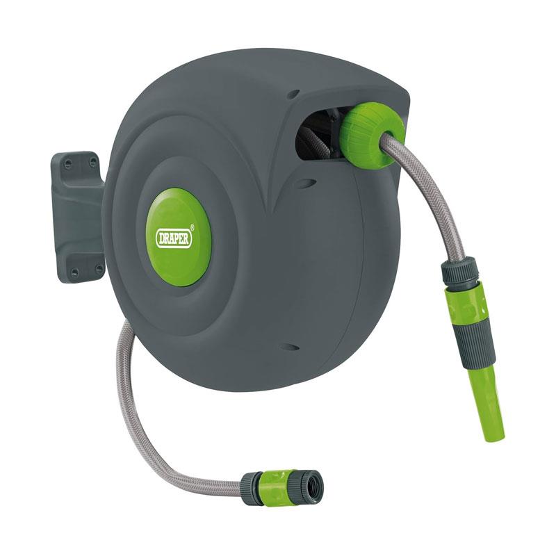 Draper Retractable Garden Hose Reel 20m Multicolour