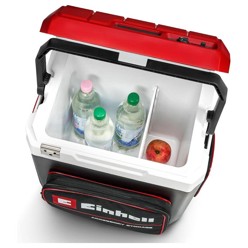 Einhell TE-COL 18/27 Li-Solo Power X-Change 18V Battery-Powered Cool Box 27 Litres Red/Black