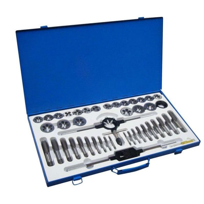 Hilka Tools Pro Craft Tungsten Steel Tap And Die Set - 45 Piece