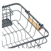 KitchenCraft Living Nostalgia Wire Dish Drainer Cutlery Holder Rack Grey