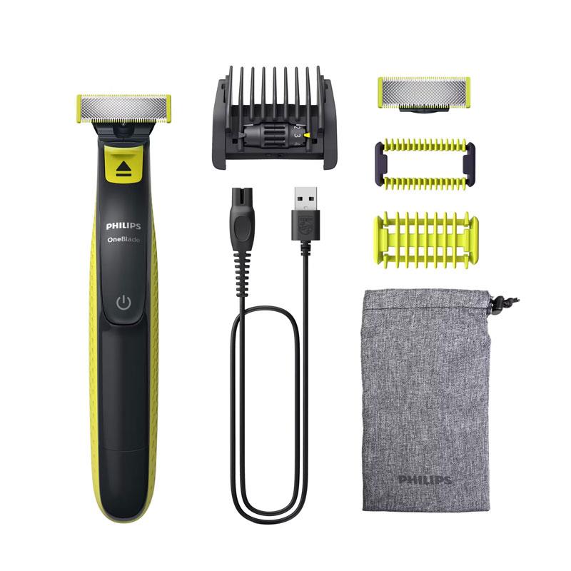 Philips OneBlade Original Blade Face And Body Trimmer Black/Yellow Main image