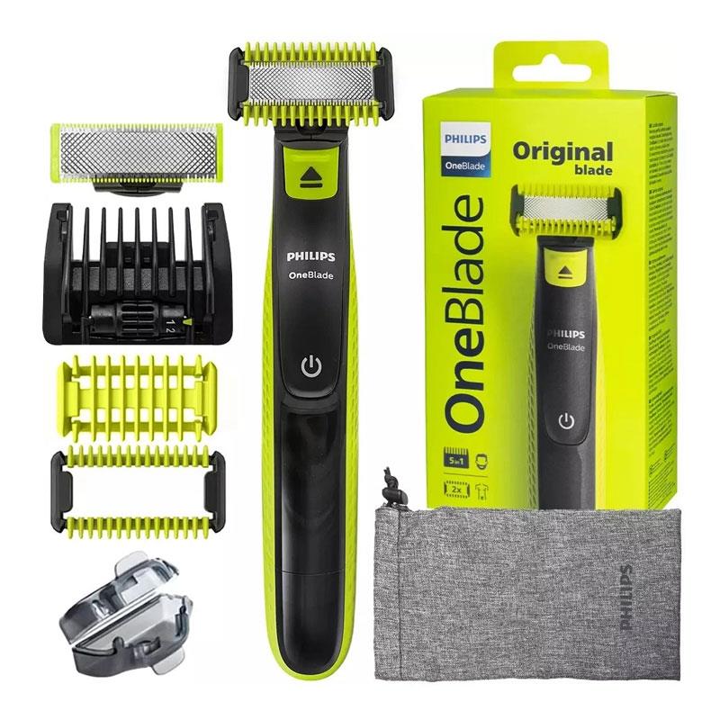 Philips OneBlade Original Blade Face And Body Trimmer Black/Yellow Secondary image