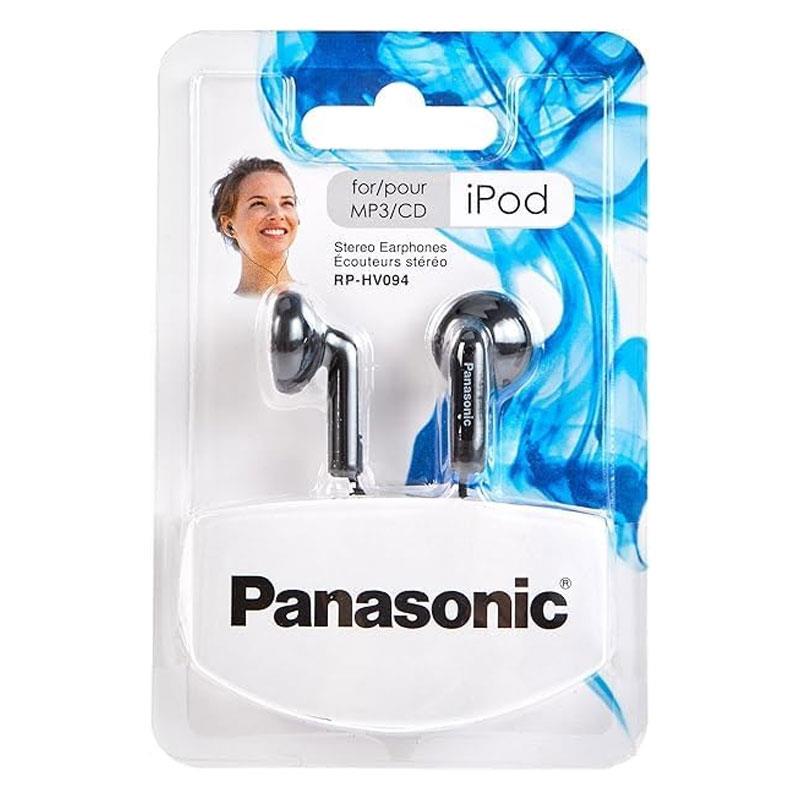 Panasonic High-Fidelity In-Ear Stereo Earphones Headphones For/iPod/MP3 - Black