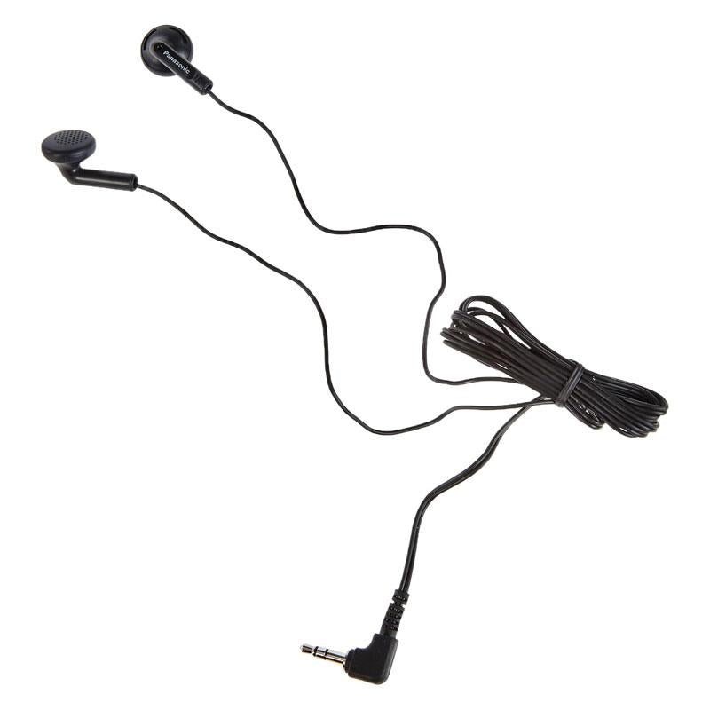 Panasonic High-Fidelity In-Ear Stereo Earphones Headphones For/iPod/MP3 - Black