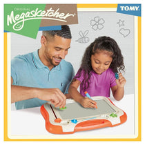 Tomy Megasketcher Classique Drawing Board With Eraser - Multicolour