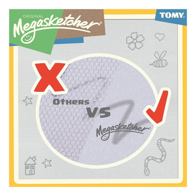 Tomy Megasketcher Classique Drawing Board With Eraser - Multicolour