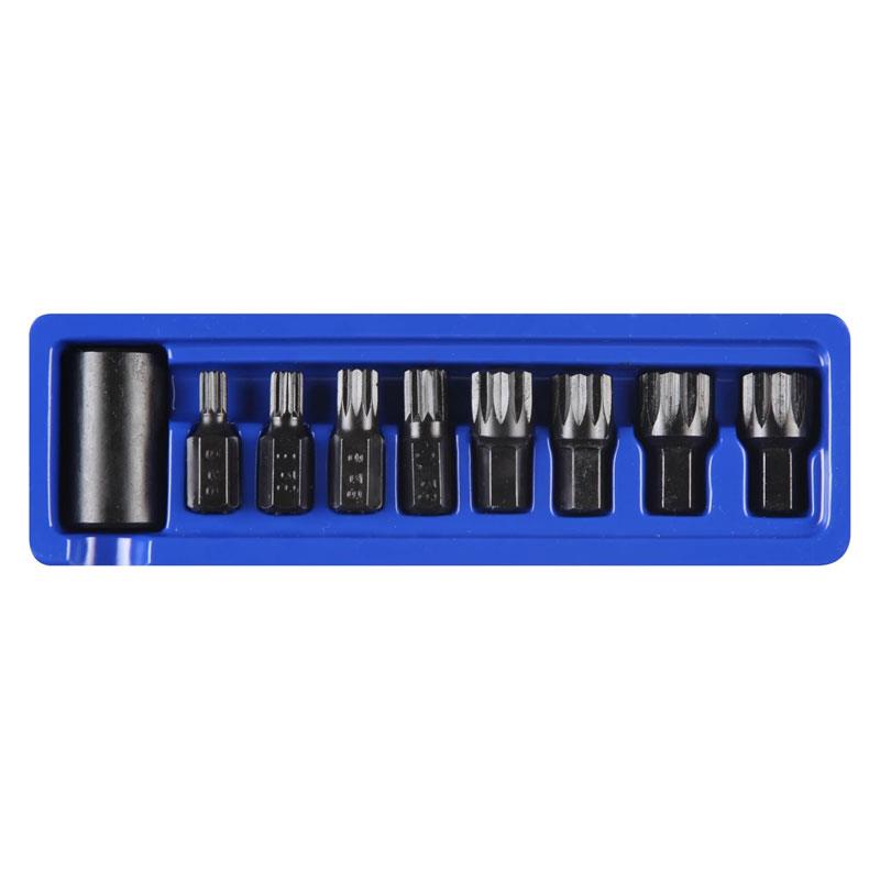 Blue Spot Tools 1/2 Inch Impact Spline Bits (M6-M18) 9 Piece Secondary image
