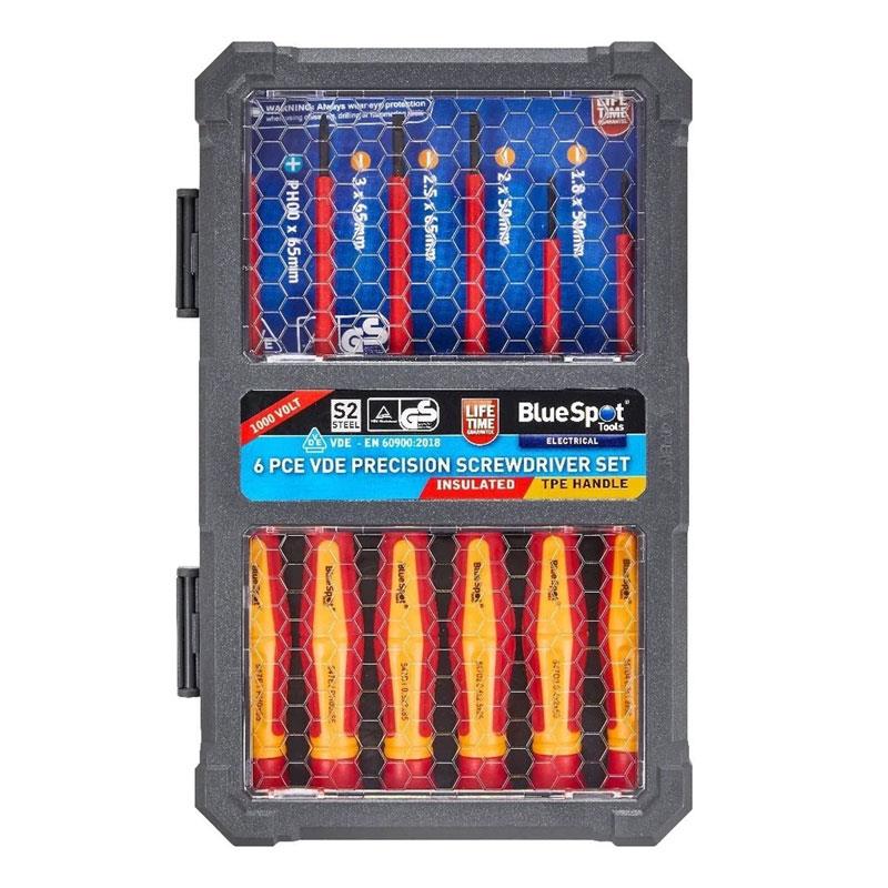Blue Spot Tools VDE Precision Screwdriver Set 6 Piece