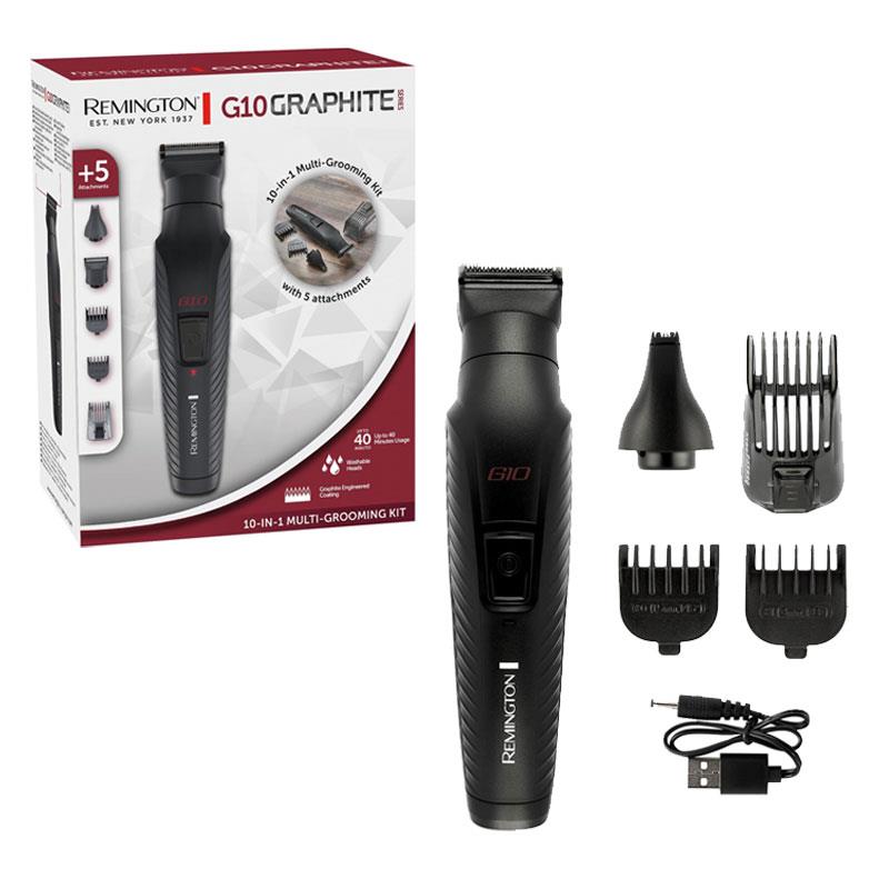 Remington 10-In-1 All-In-One Trimmer Multi-Grooming Kit 5 Attachments Black Main image