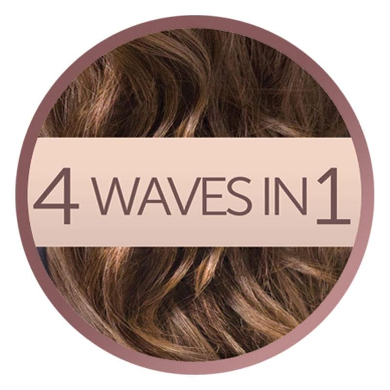 Remington Proluxe 4-In-1 Adjustable Waver Creates 4 Different Wavy Styles Cream