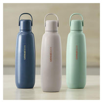 SodaStream Fizz & Go Cool Stainless Steel Double Insulated Carbonated Drinks Bottle 0.9 Litre Storm Blue