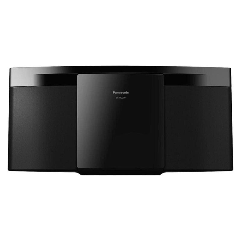 Panasonic Modern Bluetooth Flat Panel Hi-Fi System FM Radio CD Player USB 20W Speaker Black
