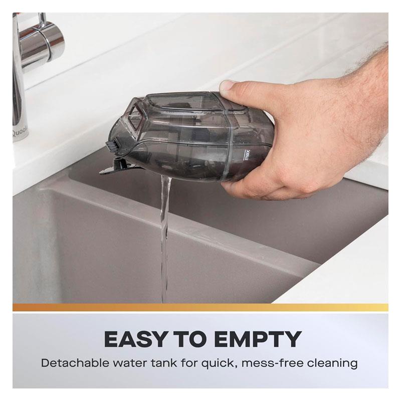 Daewoo Hurricane Clearvac 2-In-1 Rechargeable Cordless Vacuum Window Cleaner Kit Grey