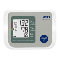 A&D Medical Upper Arm Blood Pressure Monitor Wide Range Cuff And AFib Screening 22-42cm White