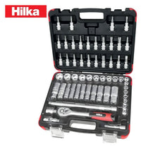Hilka Tools 3/8 Inch Drive Socket Set Metric 58 Piece