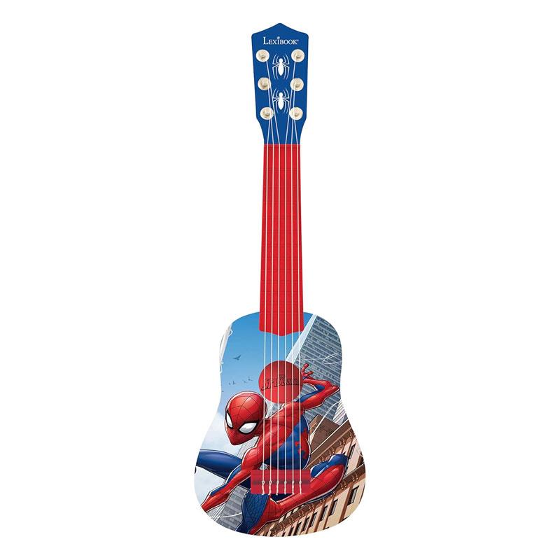 Lexibook Spider-Man My First Guitar With 6 Nylon Strings - Blue/Red Main image