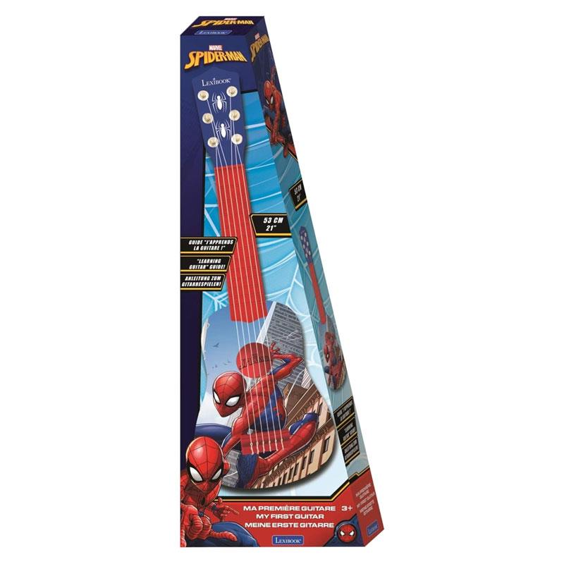 Lexibook Spider-Man My First Guitar With 6 Nylon Strings - Blue/Red