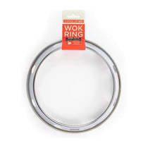 School of Wok 10'/25cm Stainless Steel Wok Ring Round Bottom Wok Silver