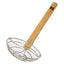 School of Wok Metal Birds Nest Wok Strainer 38cm Bamboo Handle Silver