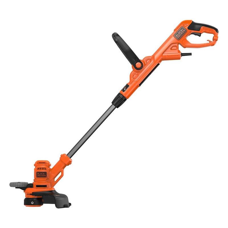 Black & Decker Corded Electric Grass Strimmer With Automatic Single Line Feed 550W 240V - Orange/Black