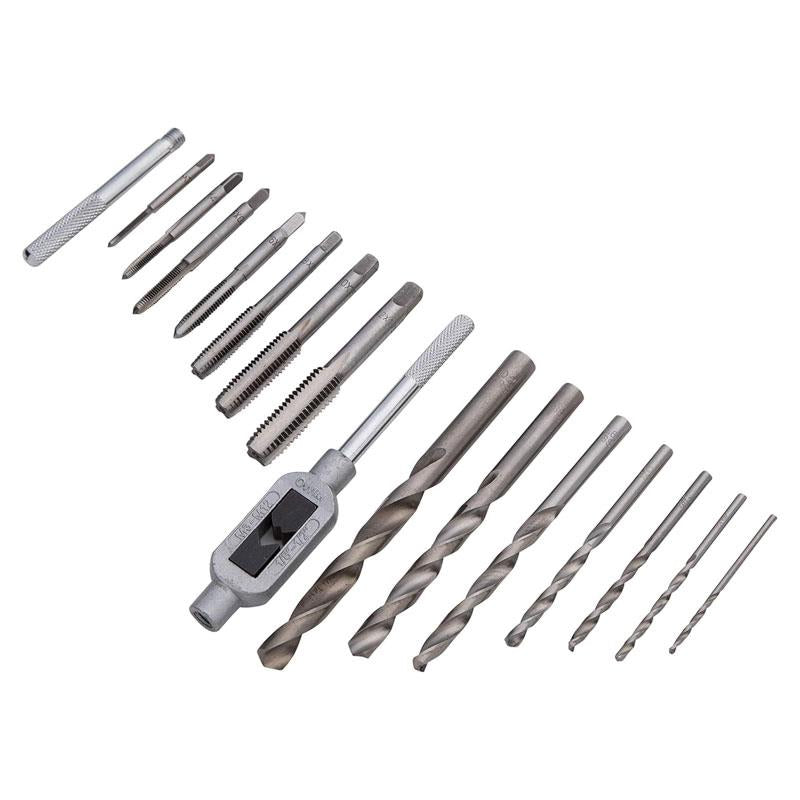 Blue Spot Tools Drill And Tap Set (M3-M12) (2.5-10.2mm) - 15 Piece