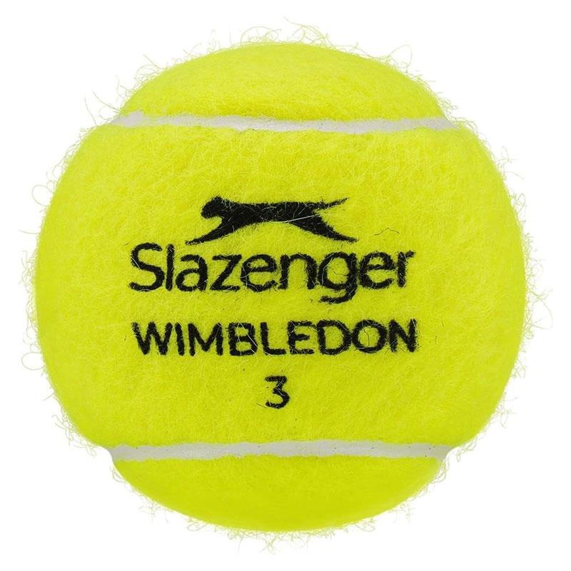 Slazenger Wimbledon Tennis Balls Tube of 4 Yellow Secondary image