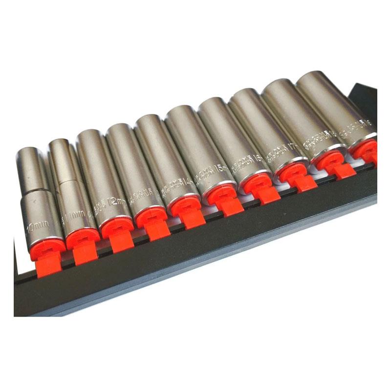 Hilka Tools 3/8 Inch Drive Deep Sockets Metric 10 Piece Main image