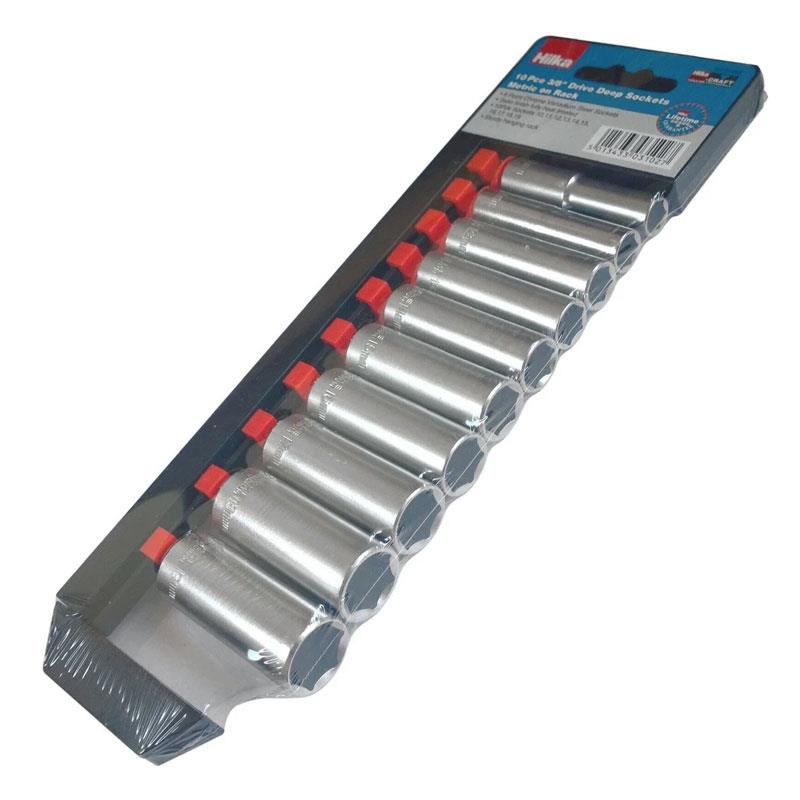 Hilka Tools 3/8 Inch Drive Deep Sockets Metric 10 Piece Secondary image