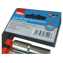 Hilka Tools 3/8 Inch Drive Deep Sockets Metric 10 Piece