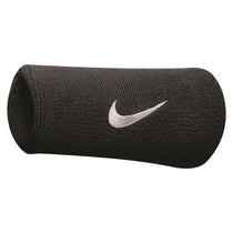Nike Swoosh Doublewide Wristbands Black/White
