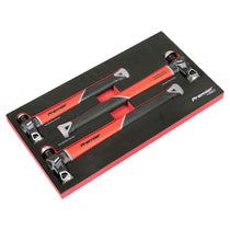 Sealey Premier Ball Pein Hammer Set Fibreglass Shafts 3 Piece