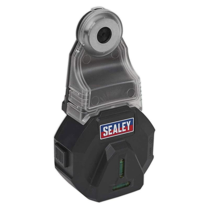 Sealey Vacuum Drill Dust Extractor Laser Light & Spirit Level 3.7V Black