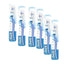 Oral-B 123 Indicator 35 Medium Manual Toothbrush Pack of 6 Blue