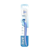 Oral-B 123 Indicator 35 Medium Manual Toothbrush Pack of 6 Blue
