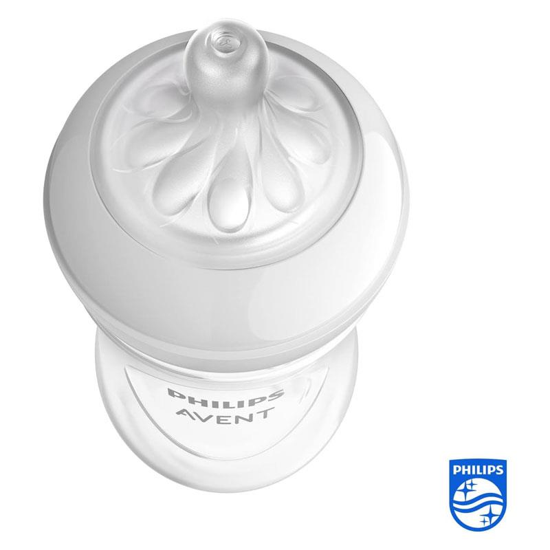Philips Avent Baby Bottle Newborn Gift Set 4 Baby Milk Bottles 0-12 Months+ White Secondary image